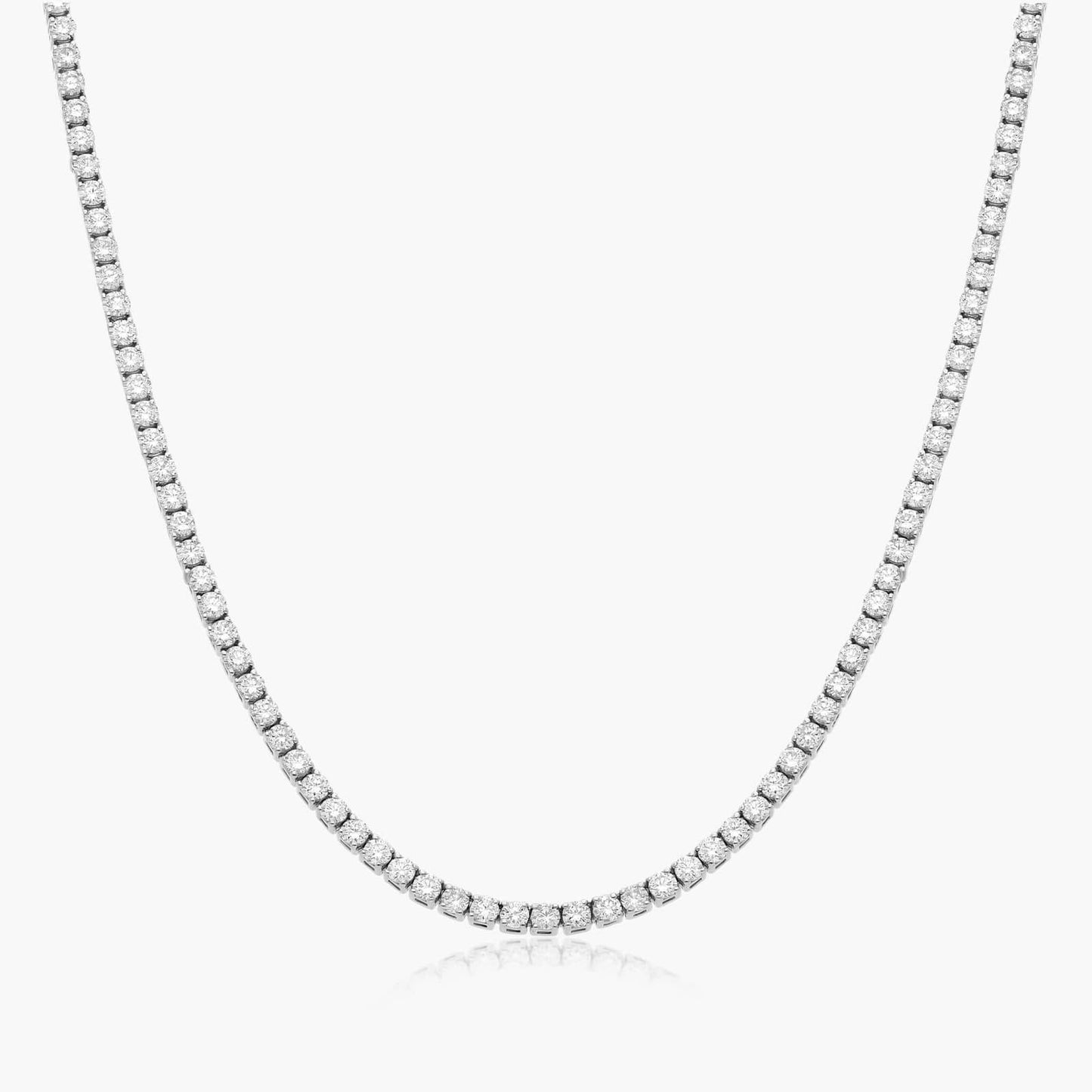 Classic Diamond Tennis Necklace 3 Carat