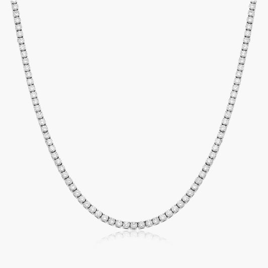 Classic Diamond Tennis Necklace 3 Carat