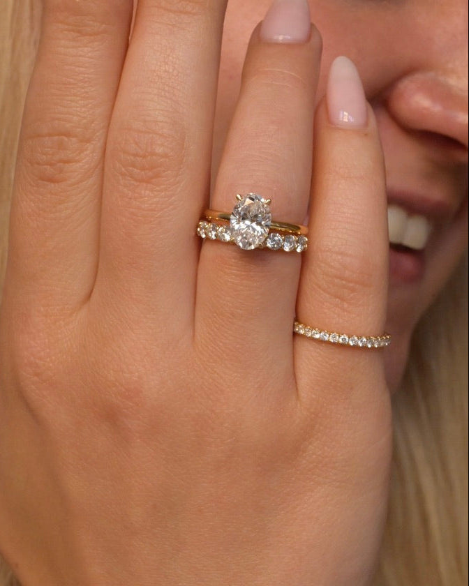 Diamond Pave Pinky Ring