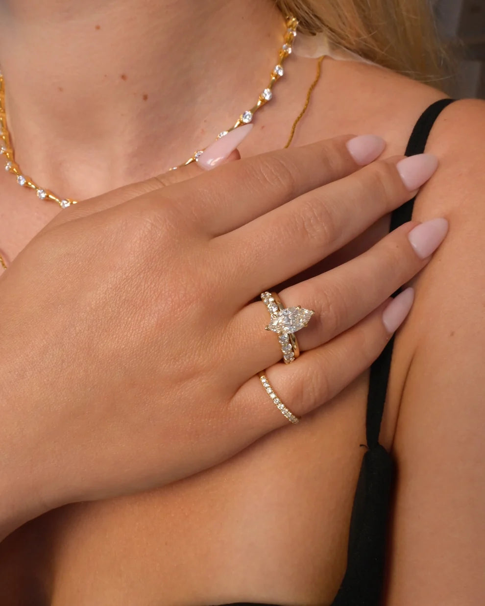 Marquise Diamond Engagement ring