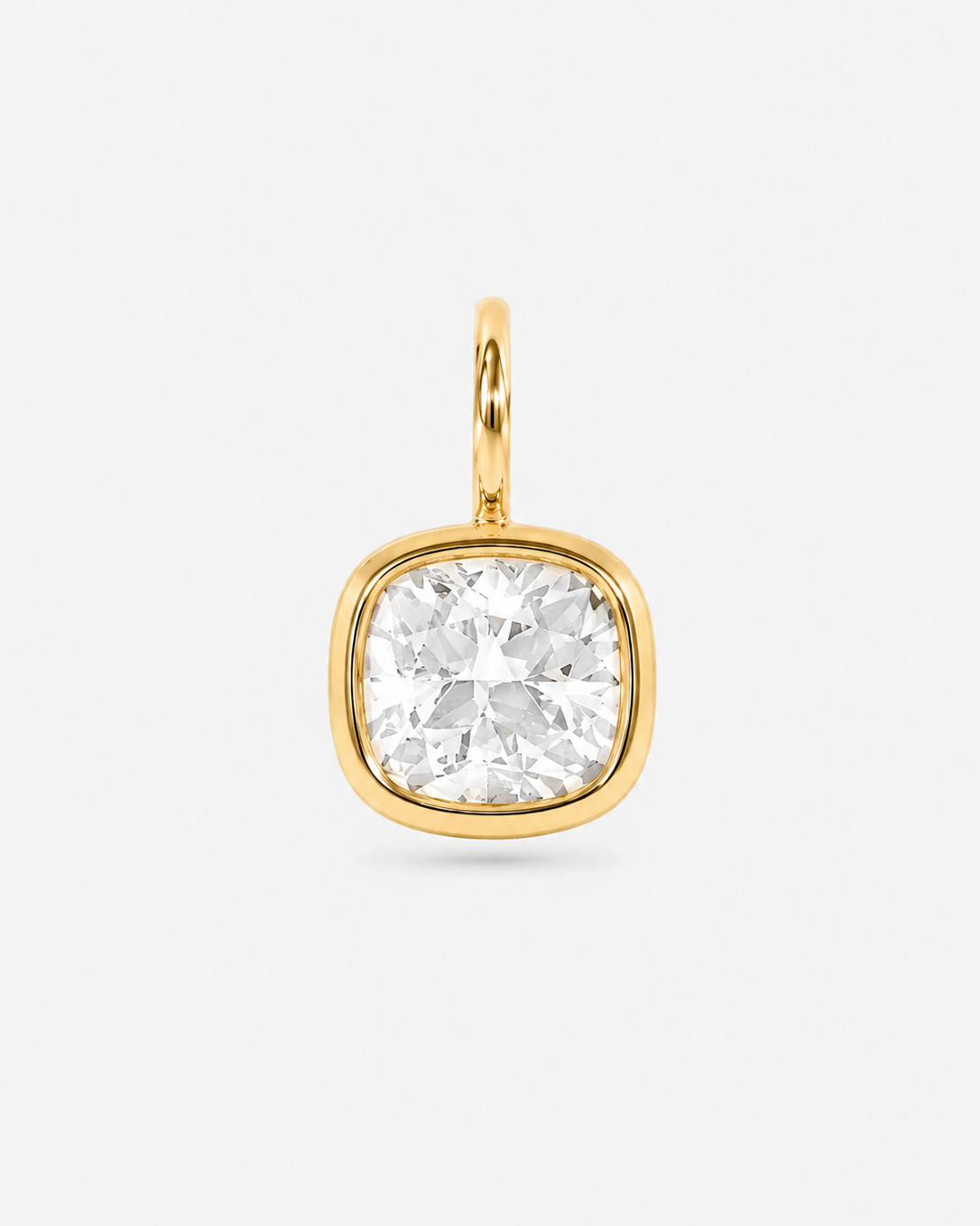Cushion Bezel Pendant Diamond