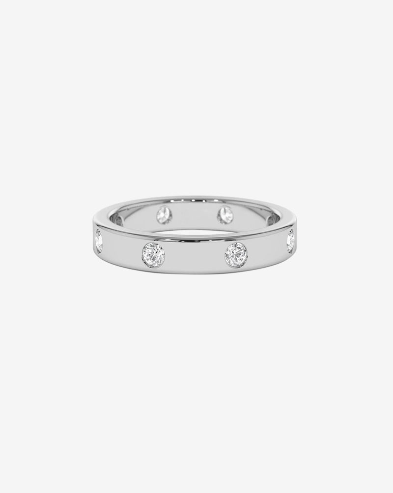 Inlay Diamond Ring