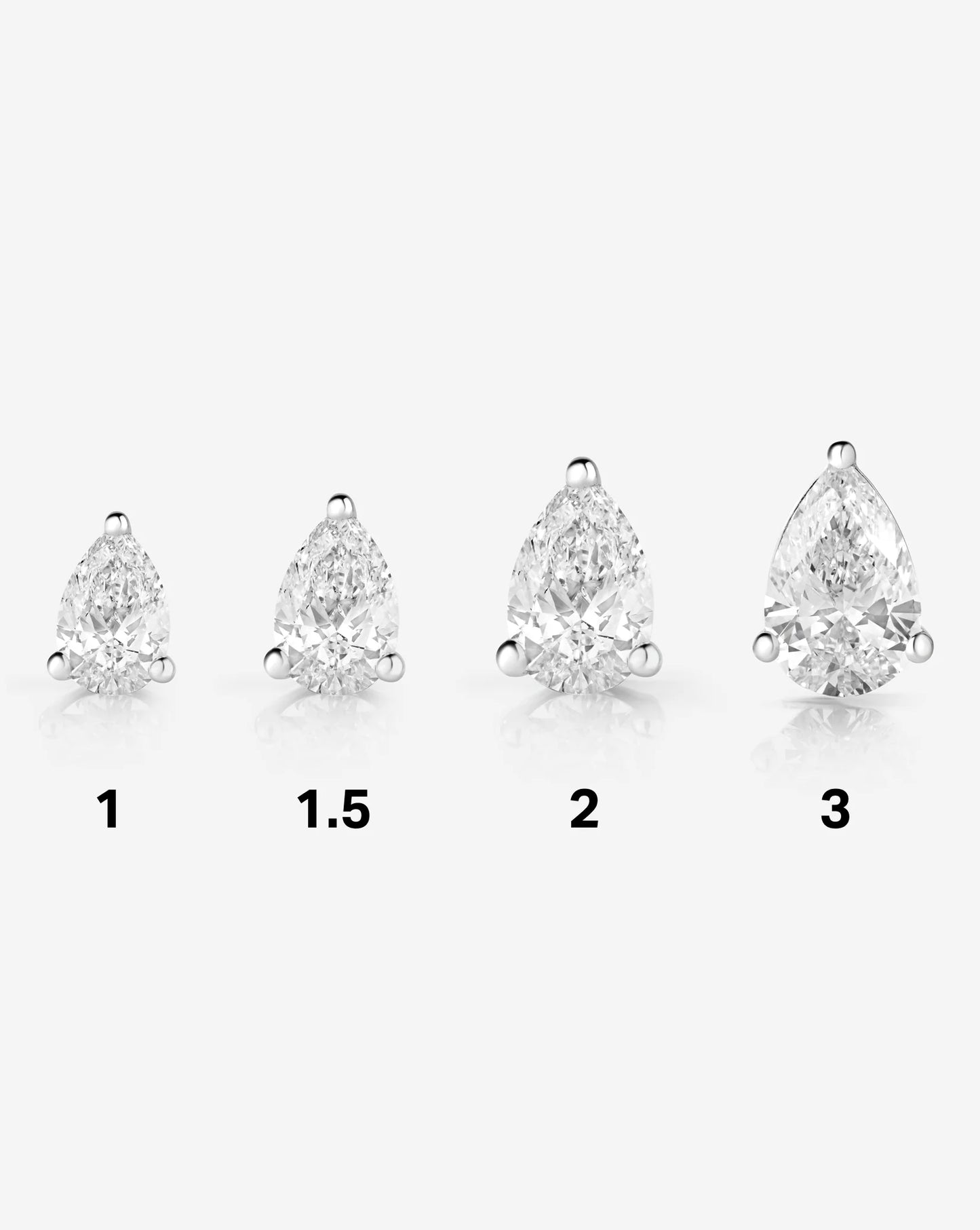 Pear Lab Diamond Studs