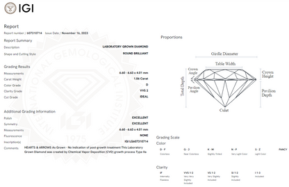 1.06 Carat Round Diamond