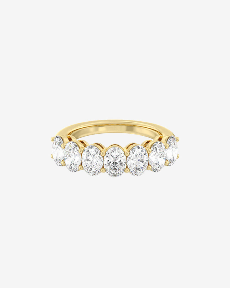 Oval Diamond Half Band 2.5ct