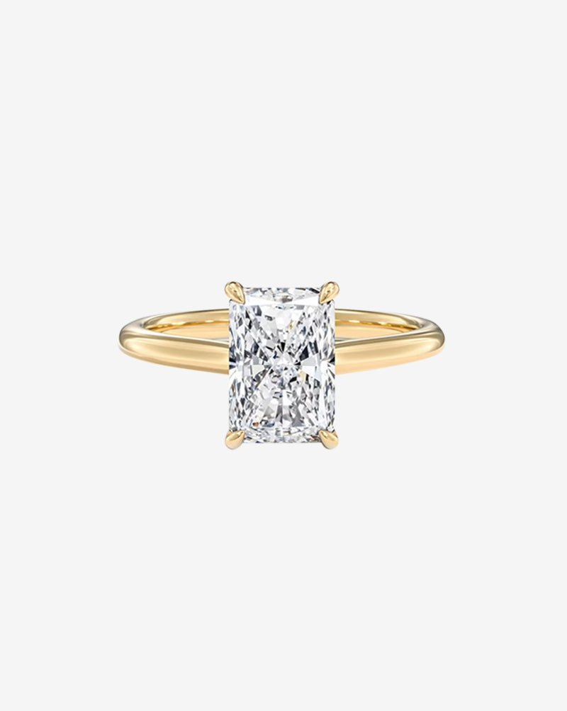 Radiant Lab-Grown Diamond Engagement Ring