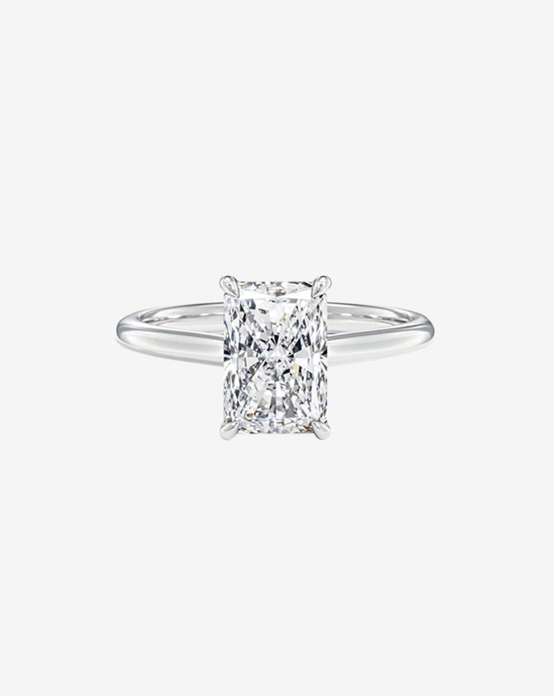 Radiant Lab-Grown Diamond Engagement Ring