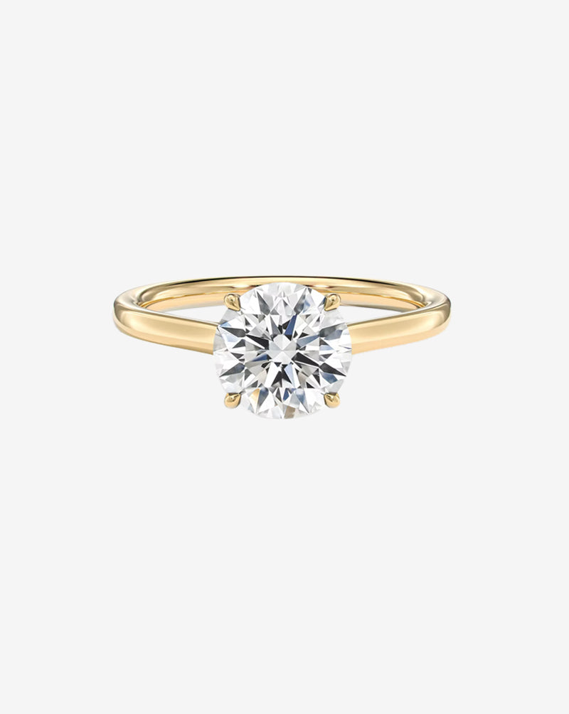 Round Lab-Grown Diamond Engagement Ring