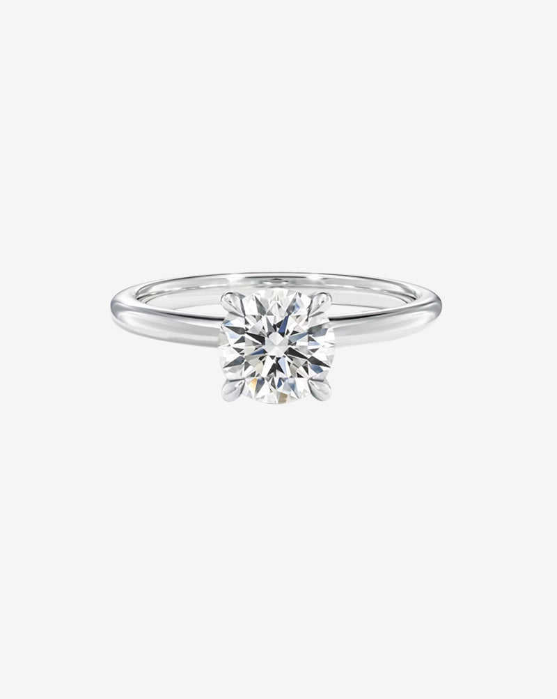 Round Lab-Grown Diamond Engagement Ring