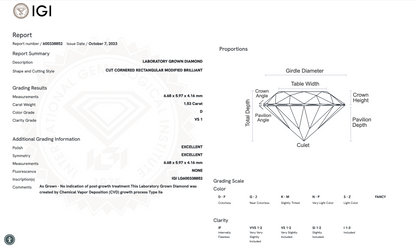 1.0 Carat Radiant Diamond