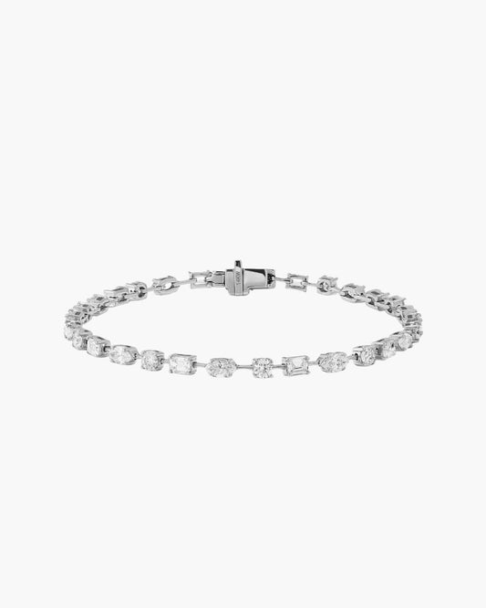 Fancy Shape Tennis Bracelet - Moissanite