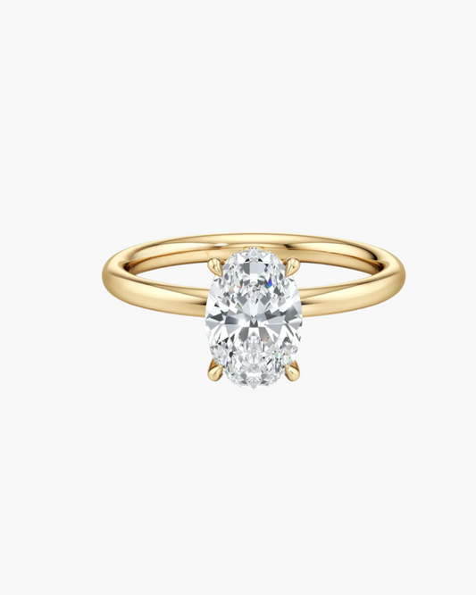 1ct Oval Lab-Grown Diamond Engagement Ring- Ready to Ship