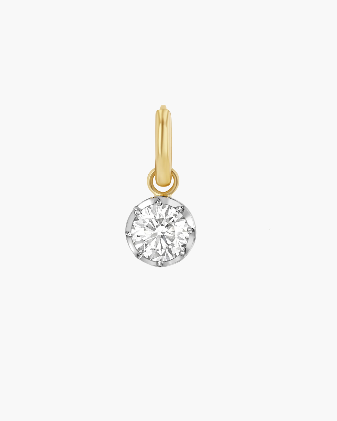 Round Georgian Pendant Diamond