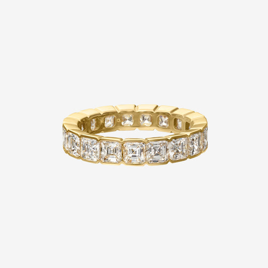Asscher Bezel Lab Diamond Eternity Band