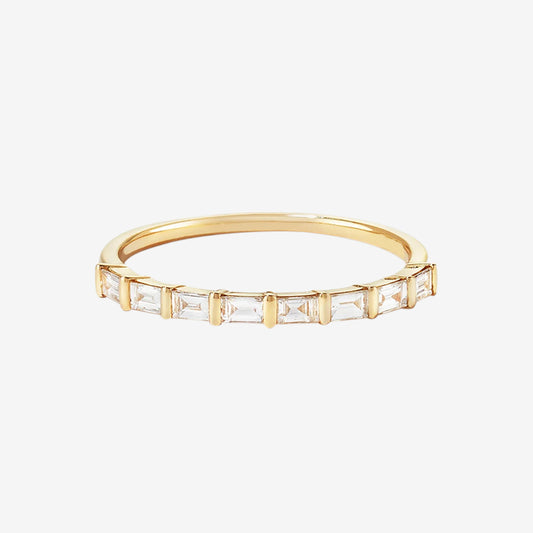 Baguette Diamond Wedding Band