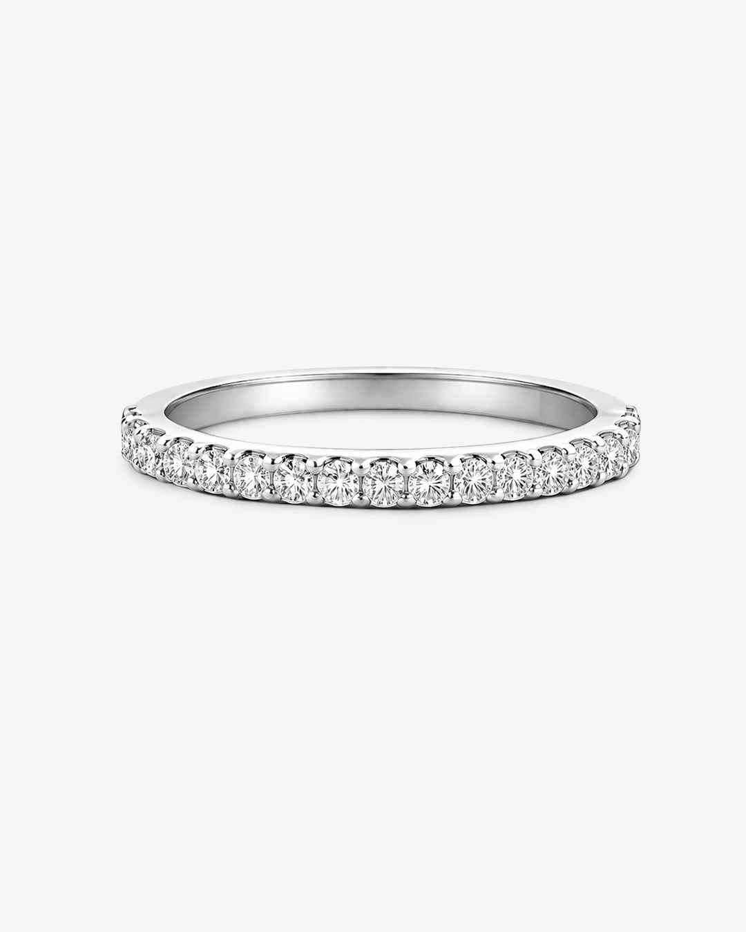 Diamond Half Pavé Wedding Ring