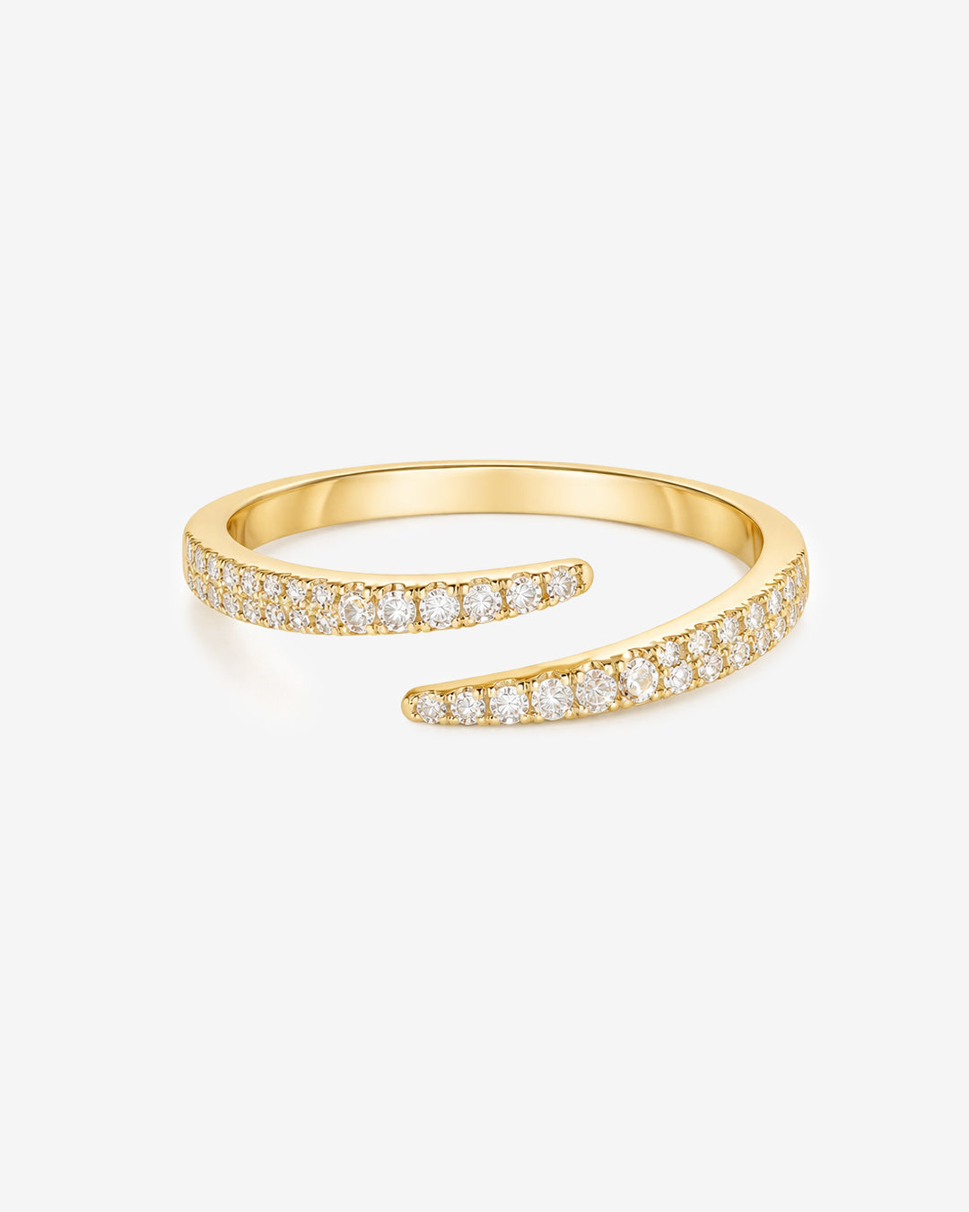 Diamond Wrap Pinky Ring