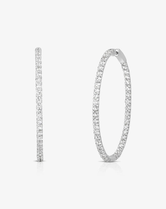 Diamond Hoops 2 carat