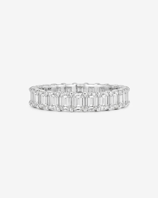 Emerald Lab Diamond Eternity Band - 3ct