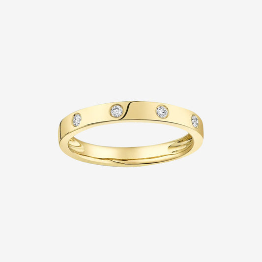 Inlay Diamond Ring