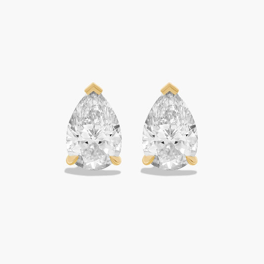 Pear Diamond Studs