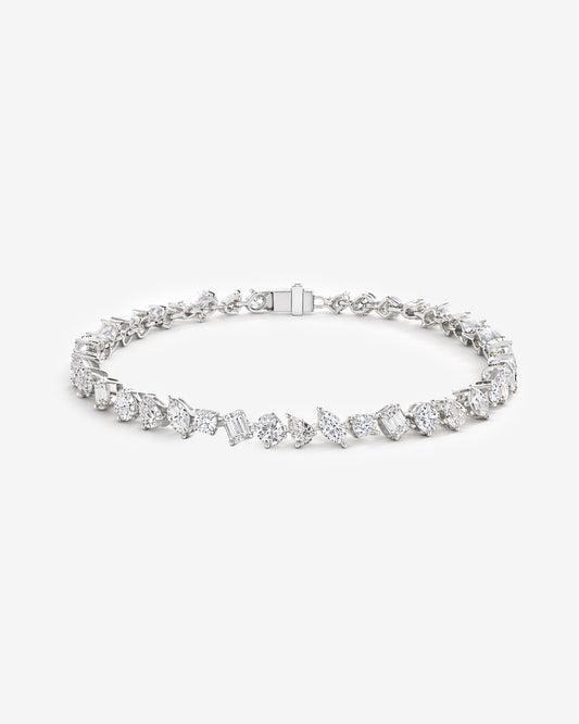 Mixed Shape Tennis Bracelet 7 carat