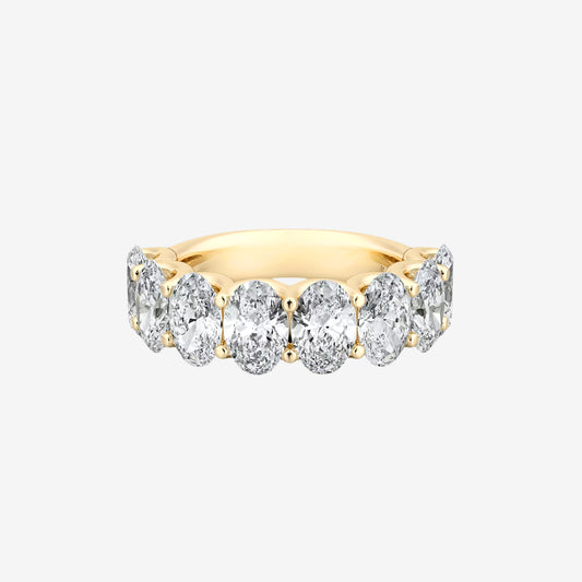 Oval Diamond Eternity Band - 3 carat