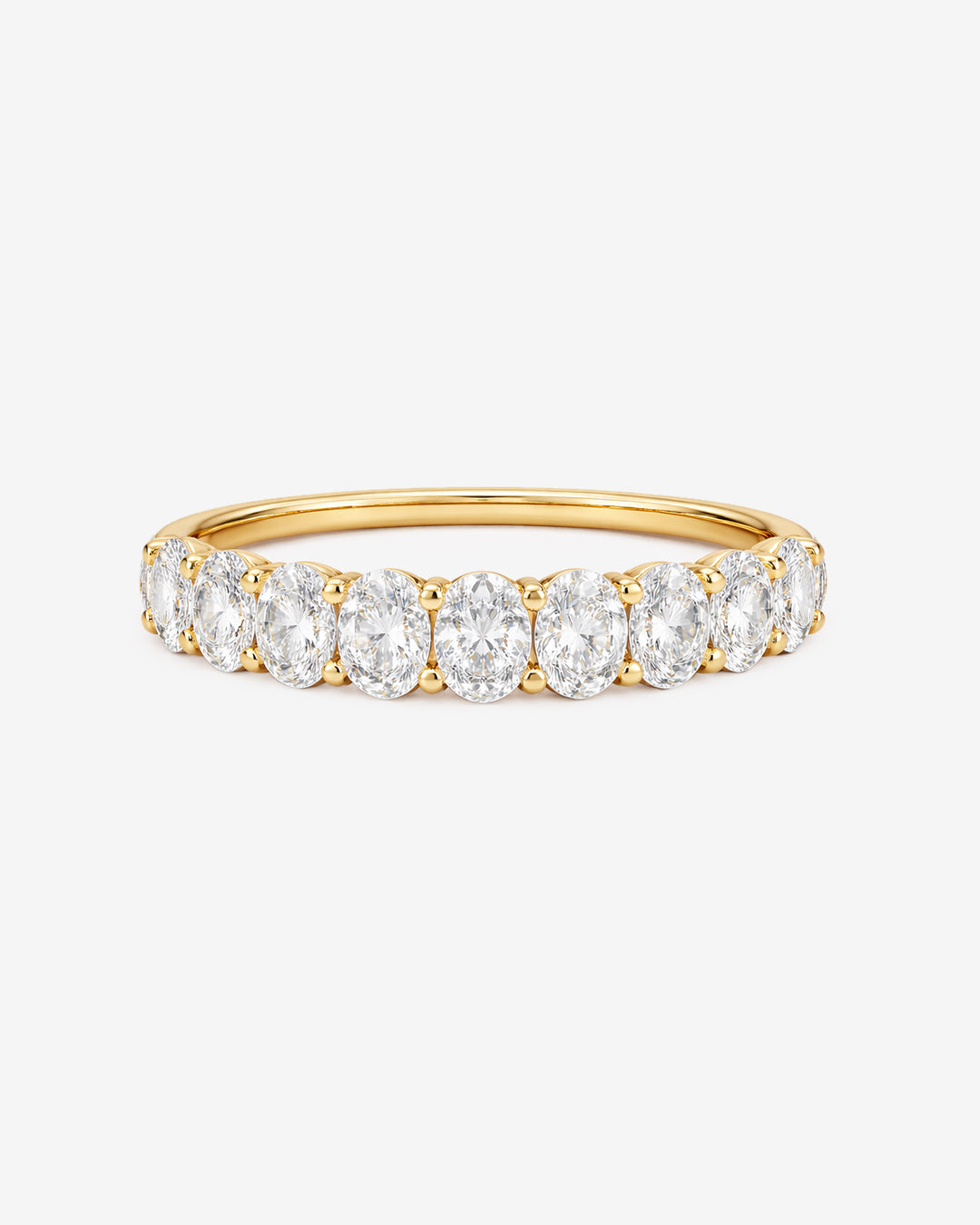 Oval Lab Diamond Wedding Ring - 1.00 Carat