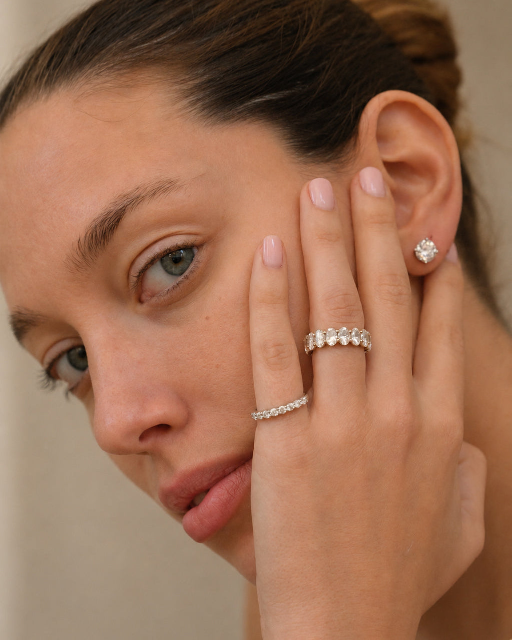 Oval Diamond Eternity Band - 3 carat