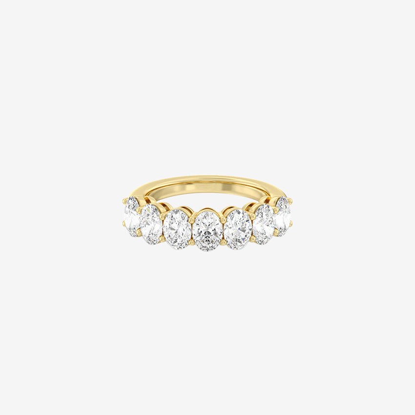 Oval Lab Diamond Eternity Ring