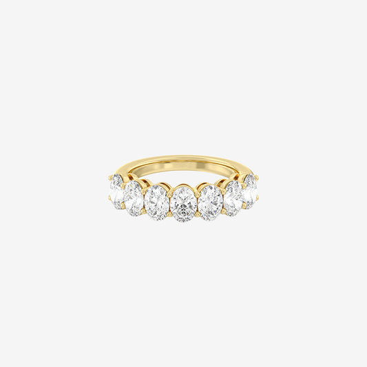 Oval Lab Diamond Eternity Ring