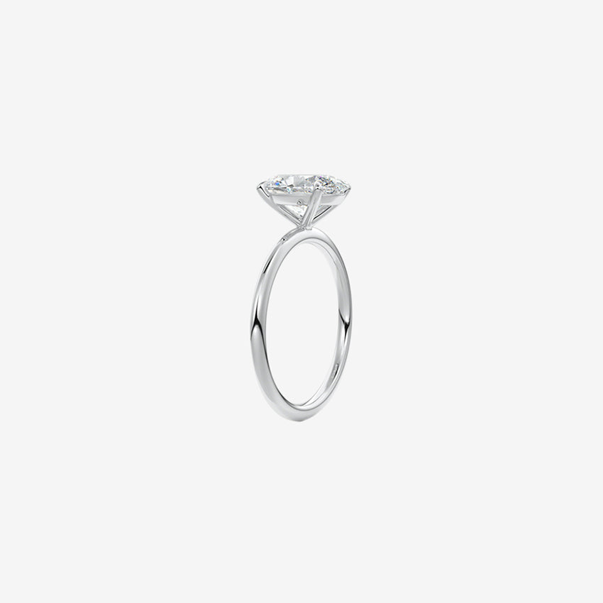 Oval Lab Diamond Engagement Ring