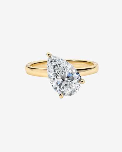 3ct Pear Lab-Grown Diamond Engagement Ring - Ready to Ship