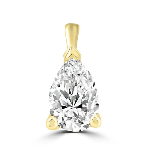 2.5CT PEAR DIAMOND BESPOKE PENDANT