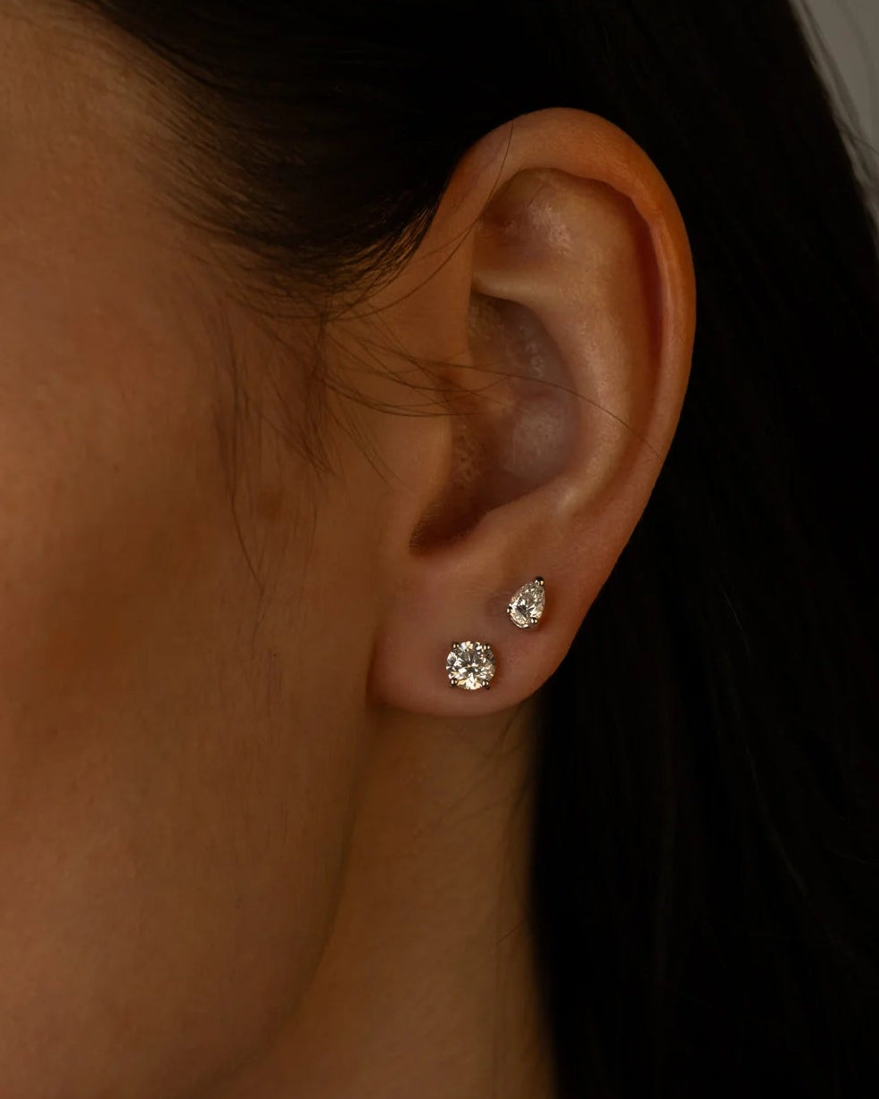 Pear Lab Diamond Studs