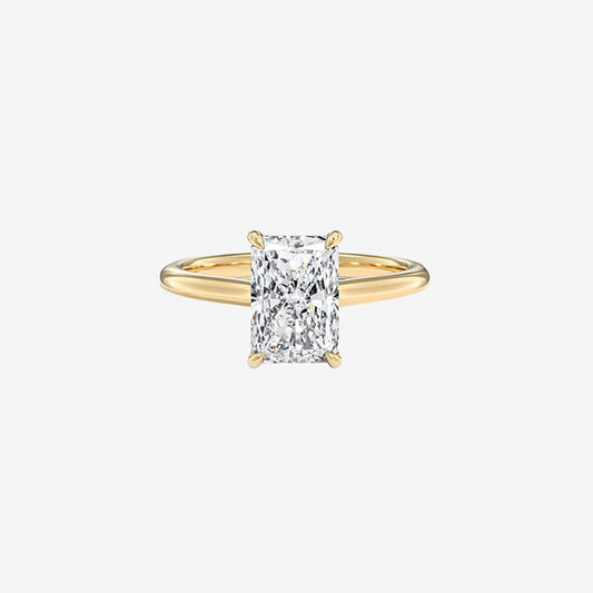 Radiant Lab Diamond Engagement Ring