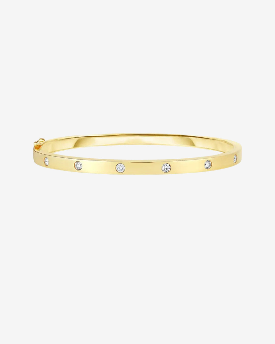 Diamond Bangle Gold - Lab Grown